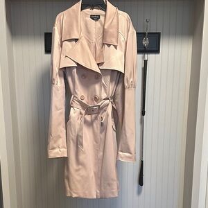 Bebe puff sleeve trench coat